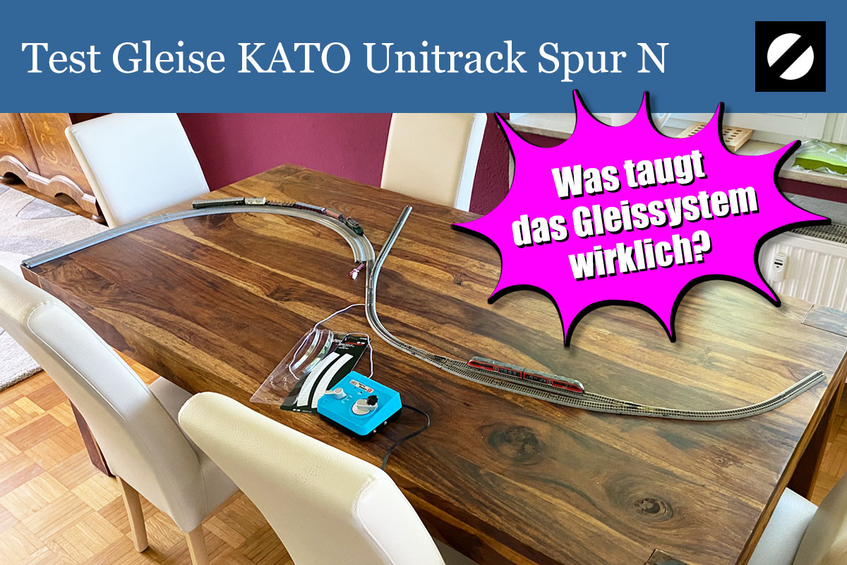 Test Gleise Spur N von KATO Unitrack