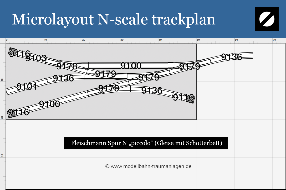Mikro-Layout N-Scale trackplan