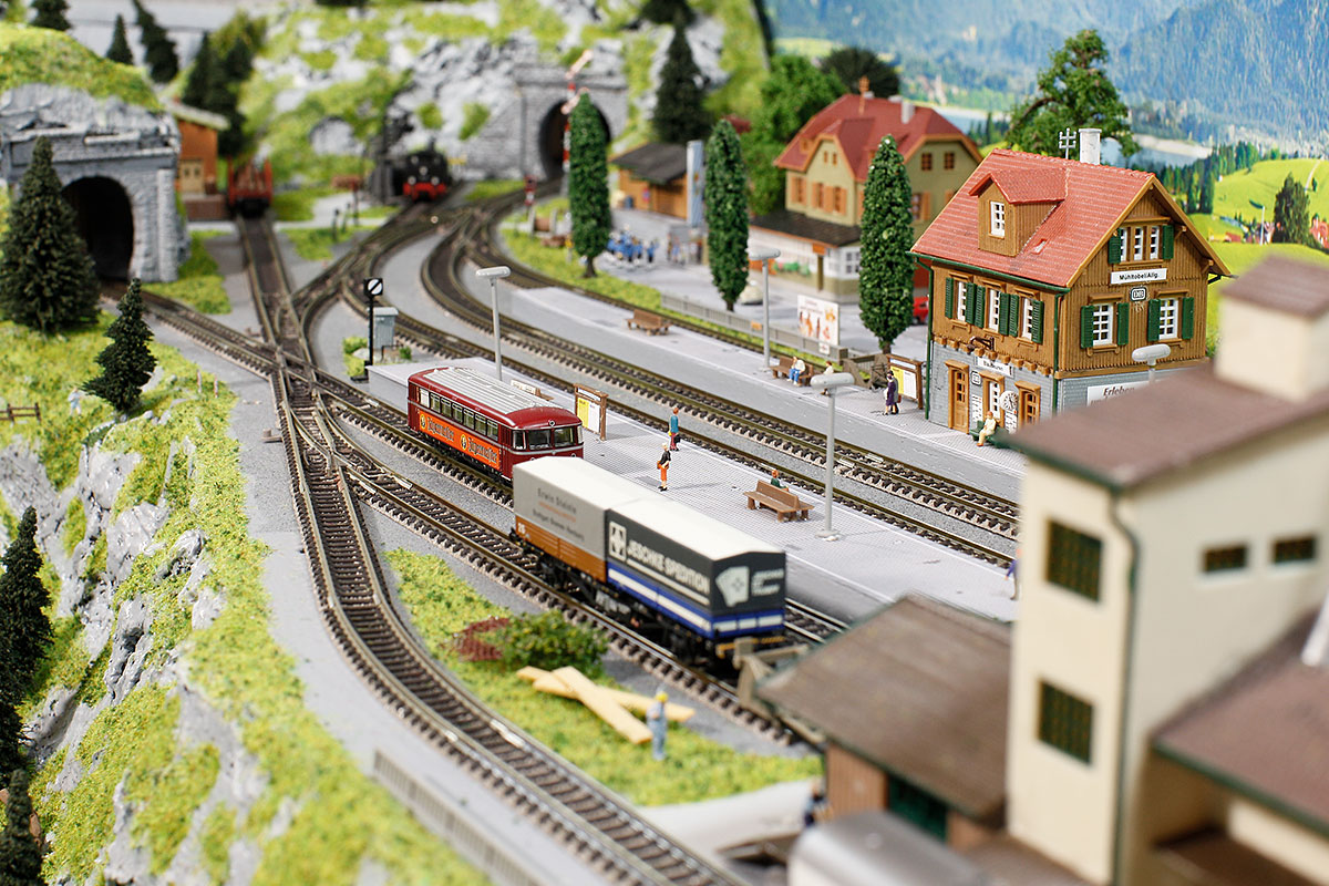 Modellbahnbau Spur N Bahnhof