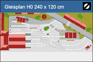 Vorschau Gleisplan H0 Bahnhof