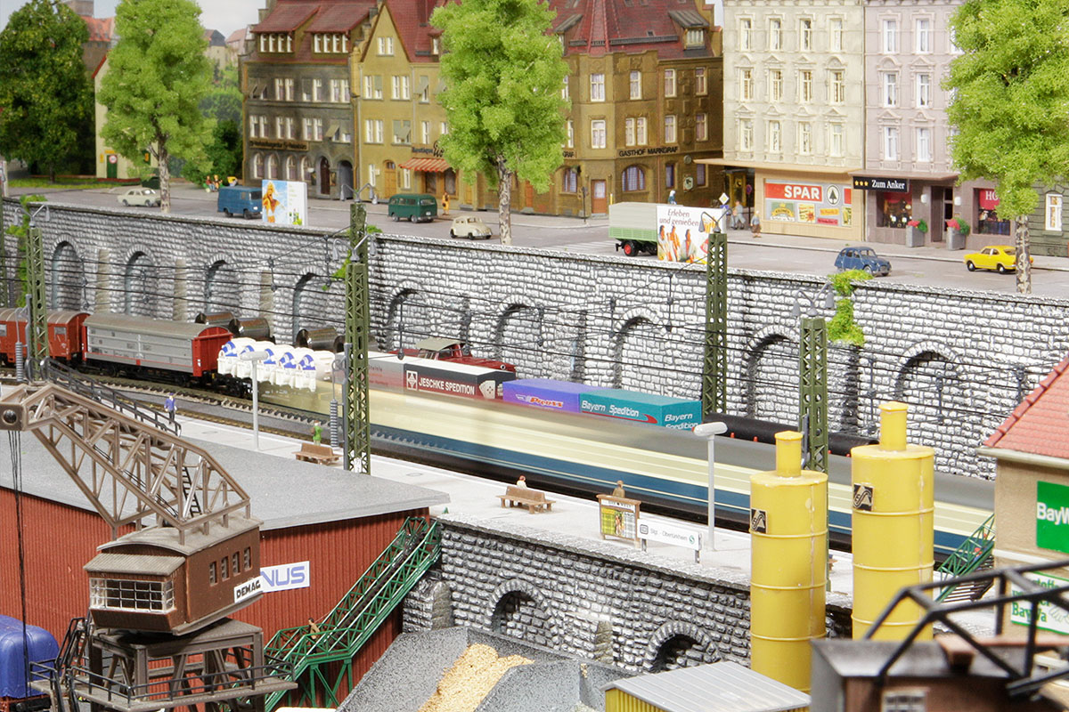 Bahnsteig Spur N